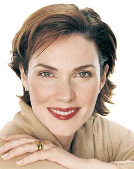 lady after botox picture